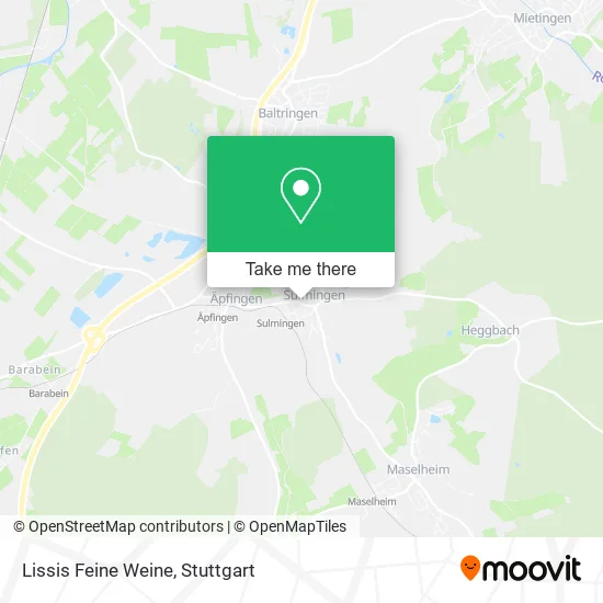 Карта Lissis Feine Weine