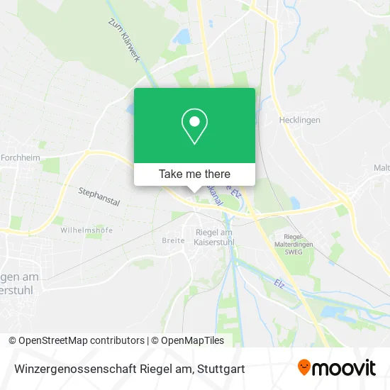 Карта Winzergenossenschaft Riegel am
