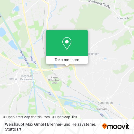 Карта Weishaupt Max GmbH Brenner- und Heizsysteme
