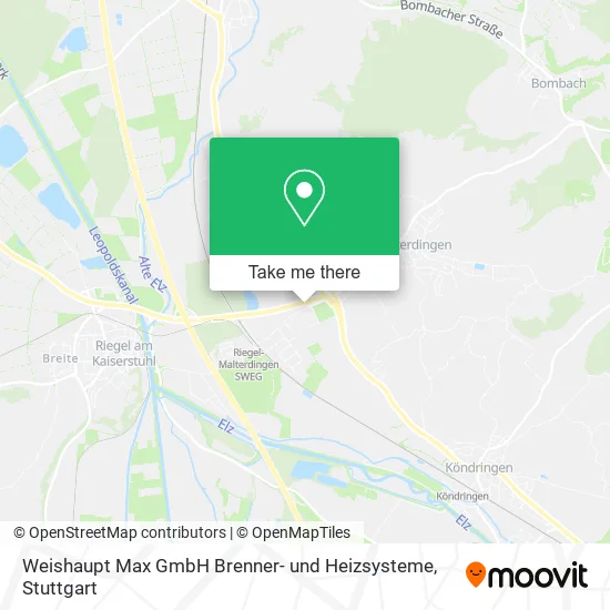 Карта Weishaupt Max GmbH Brenner- und Heizsysteme