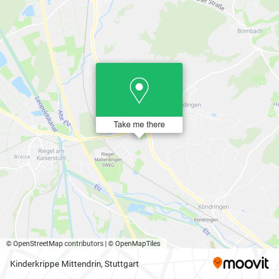 Kinderkrippe Mittendrin map