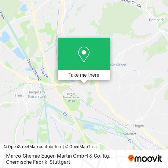Marco-Chemie Eugen Martin GmbH & Co. Kg. Chemische Fabrik map