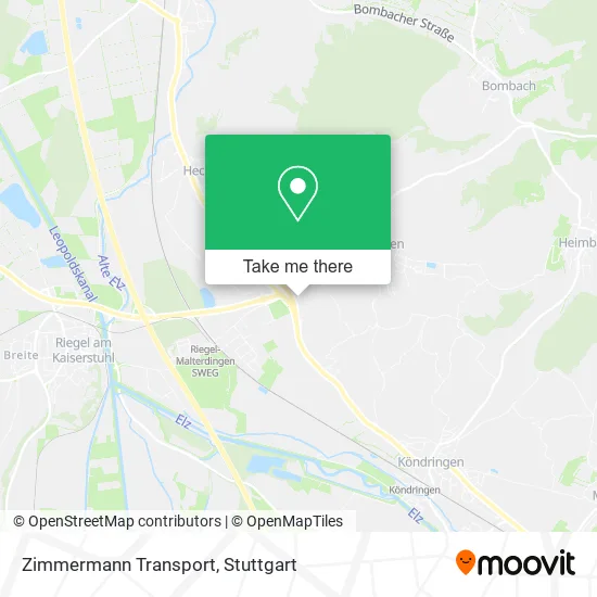 Карта Zimmermann Transport