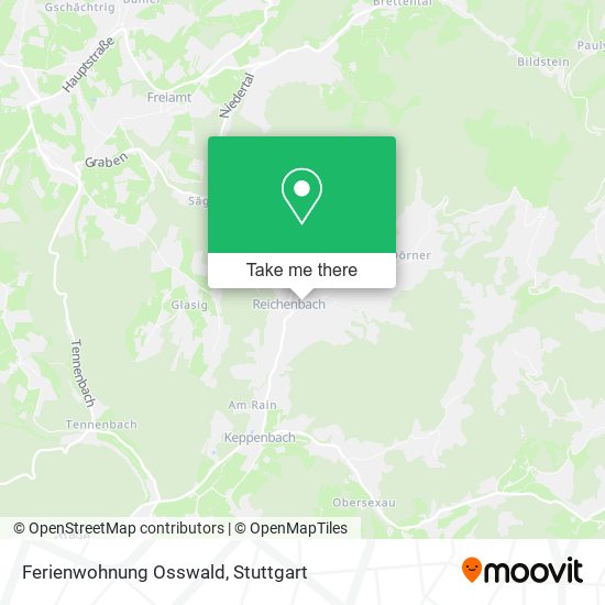 Ferienwohnung Osswald map