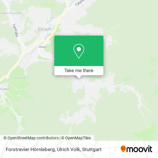 Карта Forstrevier Hörnleberg, Ulrich Volk