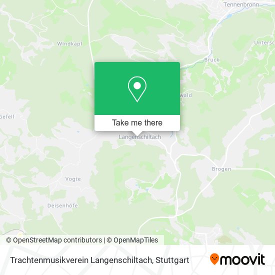 Trachtenmusikverein Langenschiltach map