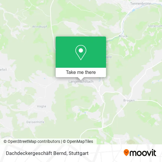 Карта Dachdeckergeschäft Bernd