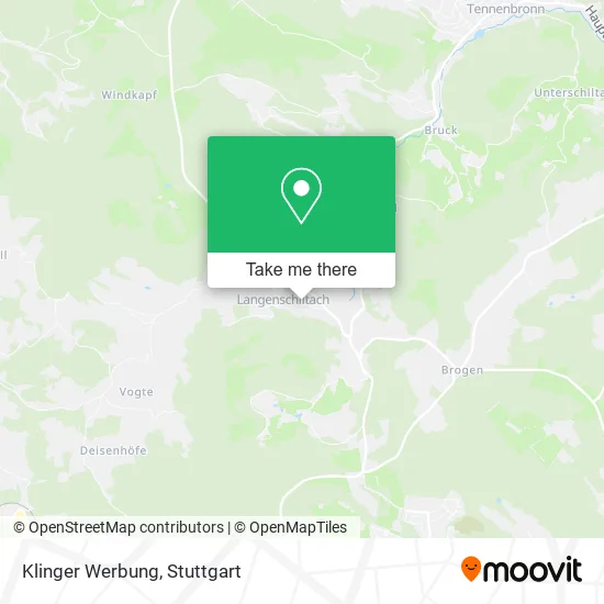 Карта Klinger Werbung