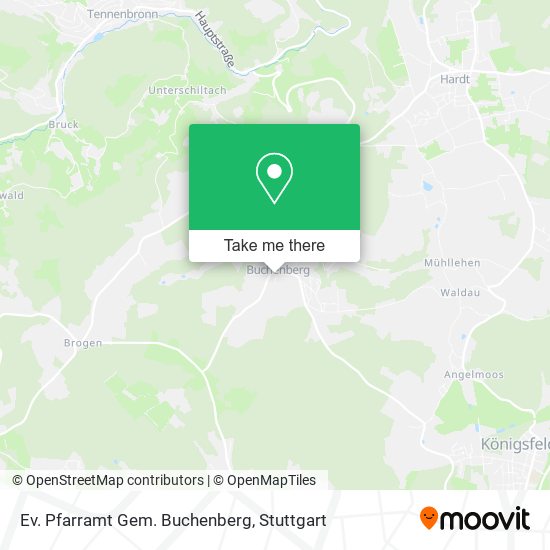 Карта Ev. Pfarramt Gem. Buchenberg