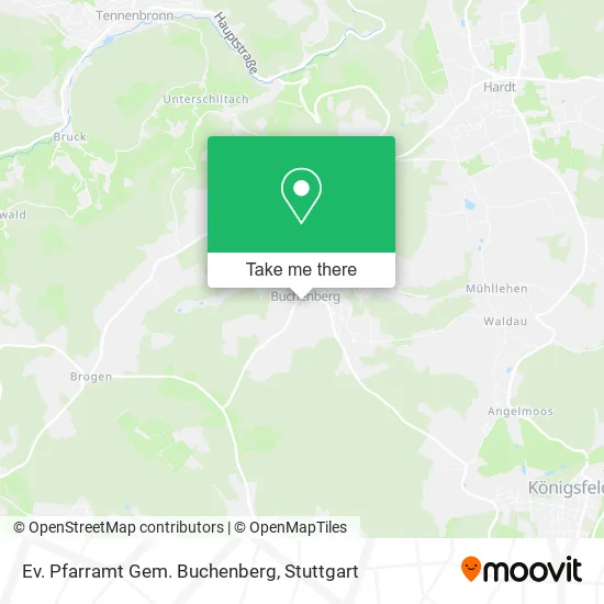 Карта Ev. Pfarramt Gem. Buchenberg