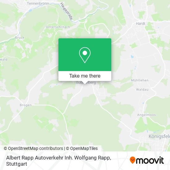 Albert Rapp Autoverkehr Inh. Wolfgang Rapp map