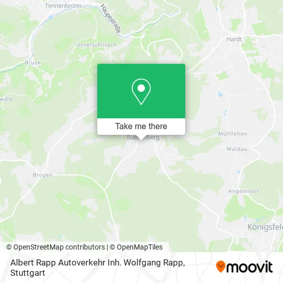 Albert Rapp Autoverkehr Inh. Wolfgang Rapp map
