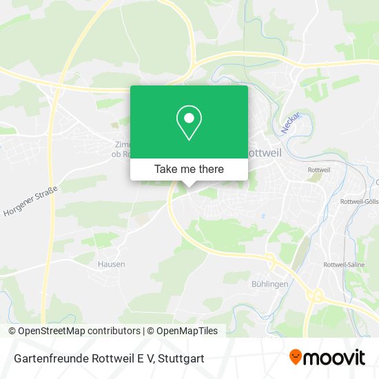 Gartenfreunde Rottweil E V map