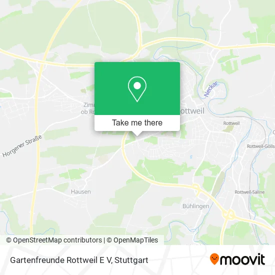 Карта Gartenfreunde Rottweil E V