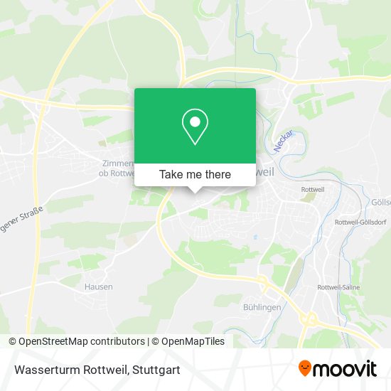Wasserturm Rottweil map