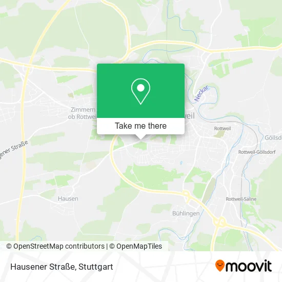 Карта Hausener Straße