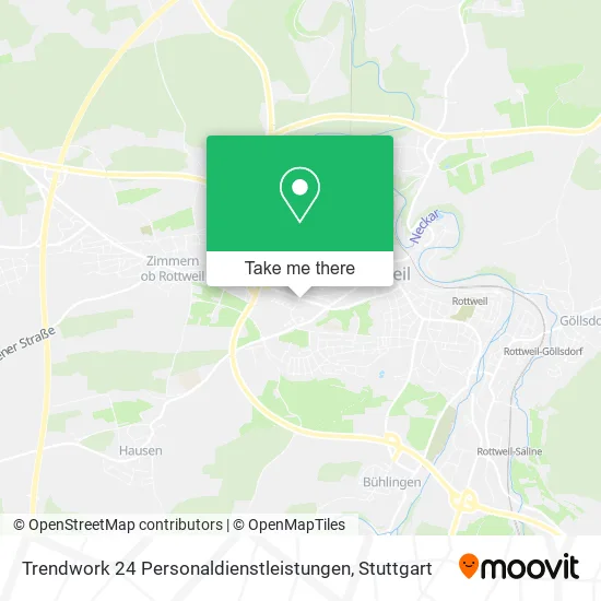 Карта Trendwork 24 Personaldienstleistungen