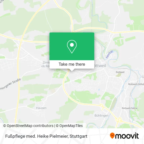 Карта Fußpflege med. Heike Pielmeier