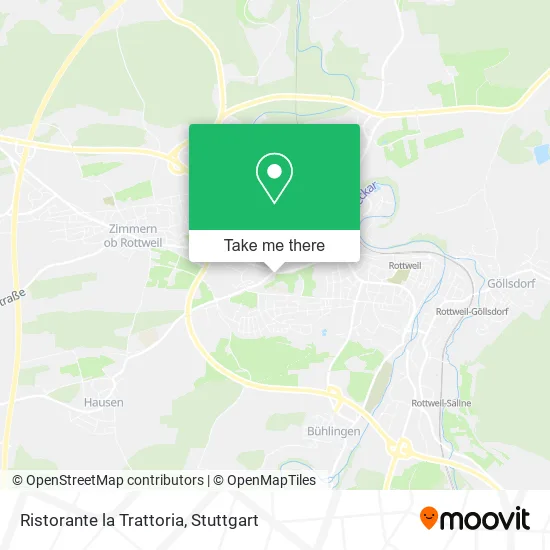 Карта Ristorante la Trattoria