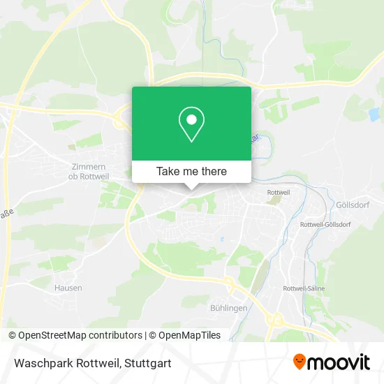 Карта Waschpark Rottweil