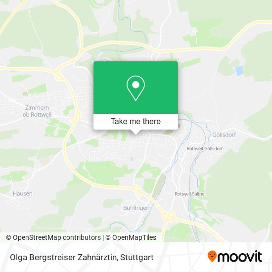 Карта Olga Bergstreiser Zahnärztin