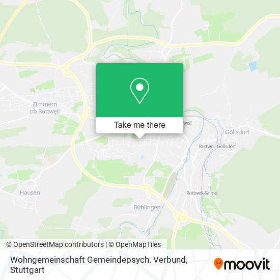 Карта Wohngemeinschaft Gemeindepsych. Verbund