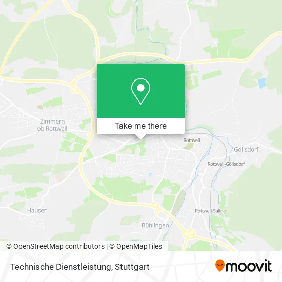 Карта Technische Dienstleistung