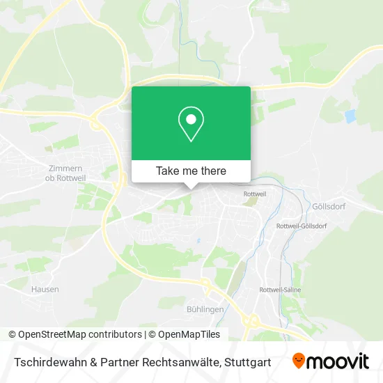 Карта Tschirdewahn & Partner Rechtsanwälte