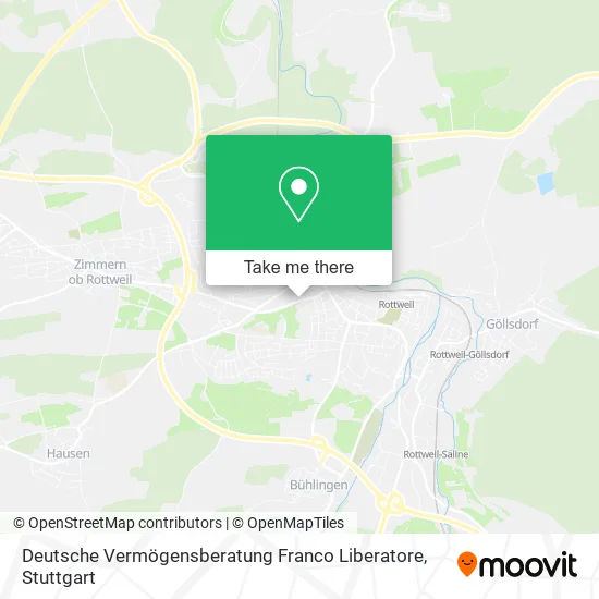 Карта Deutsche Vermögensberatung Franco Liberatore