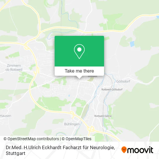 Карта Dr.Med. H.Ulrich Eckhardt Facharzt für Neurologie