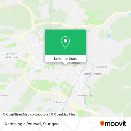 Карта Kardiologie Rottweil