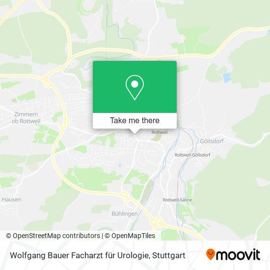 Карта Wolfgang Bauer Facharzt für Urologie