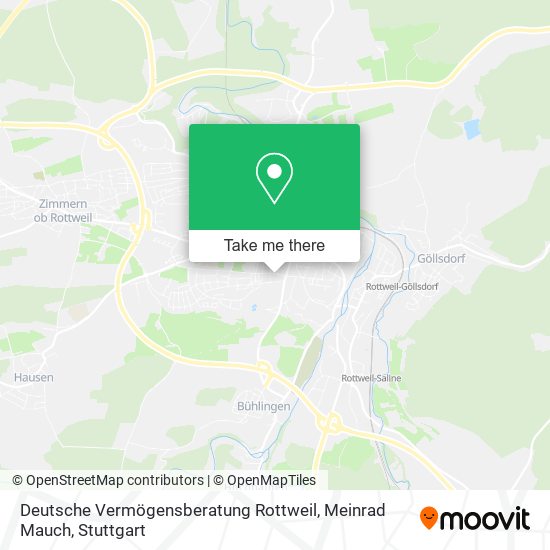 Deutsche Vermögensberatung Rottweil, Meinrad Mauch map