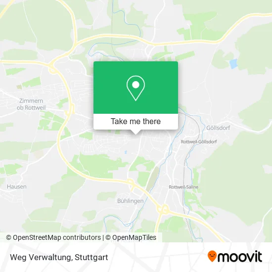 Карта Weg Verwaltung