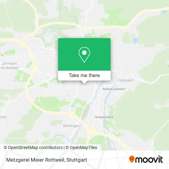 Карта Metzgerei Meier Rottweil