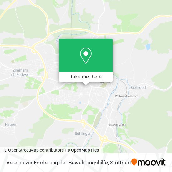 Vereins zur Förderung der Bewährungshilfe map