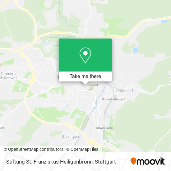 Карта Stiftung St. Franziskus Heiligenbronn