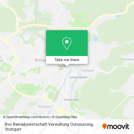 Карта Bvo Betriebswirtschaft Verwaltung Outsourcing