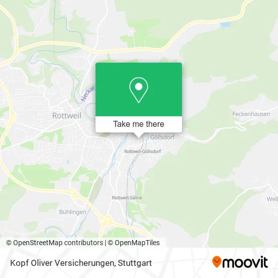 Карта Kopf Oliver Versicherungen