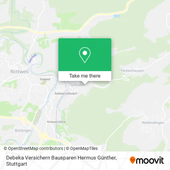 Карта Debeka Versichern Bausparen Hermus Günther