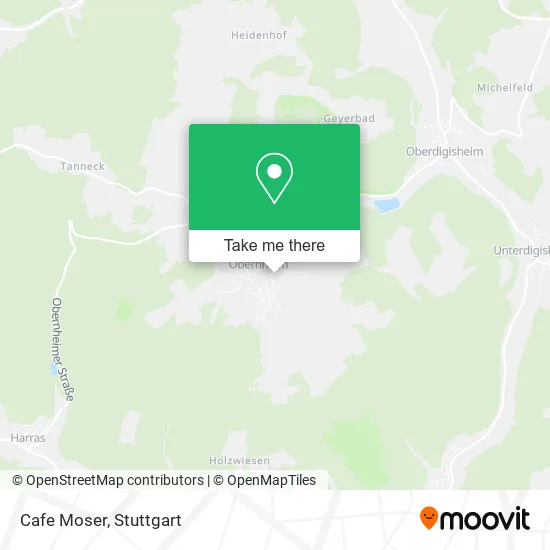 Карта Cafe Moser