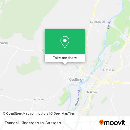 Evangel. Kindergarten map