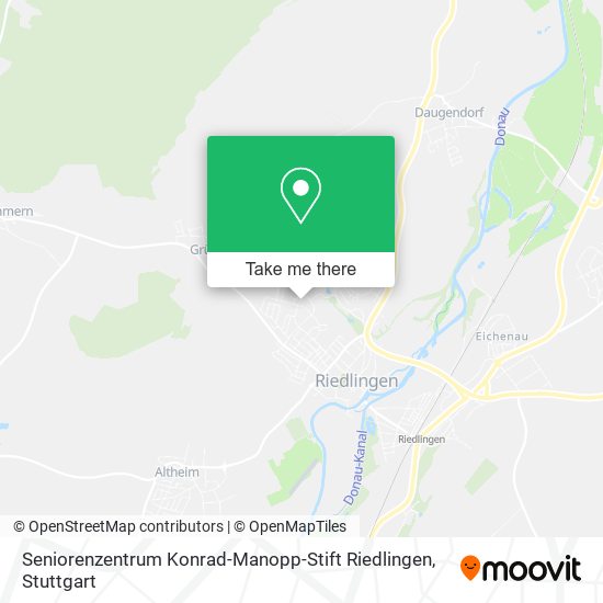 Seniorenzentrum Konrad-Manopp-Stift Riedlingen map