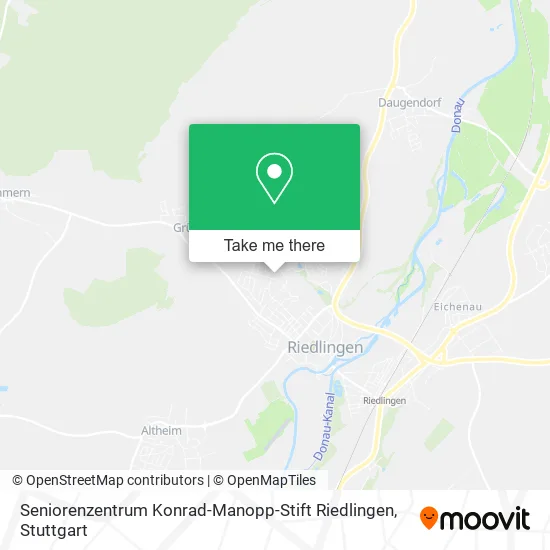 Карта Seniorenzentrum Konrad-Manopp-Stift Riedlingen