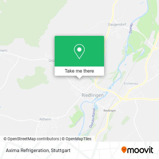 Axima Refrigeration map