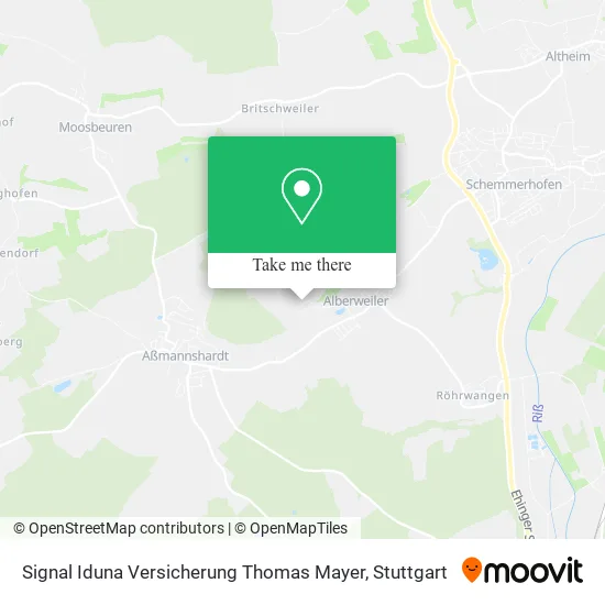 Карта Signal Iduna Versicherung Thomas Mayer