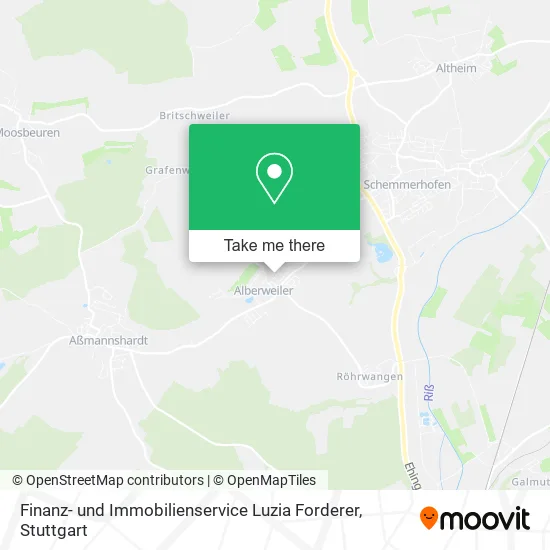 Карта Finanz- und Immobilienservice Luzia Forderer