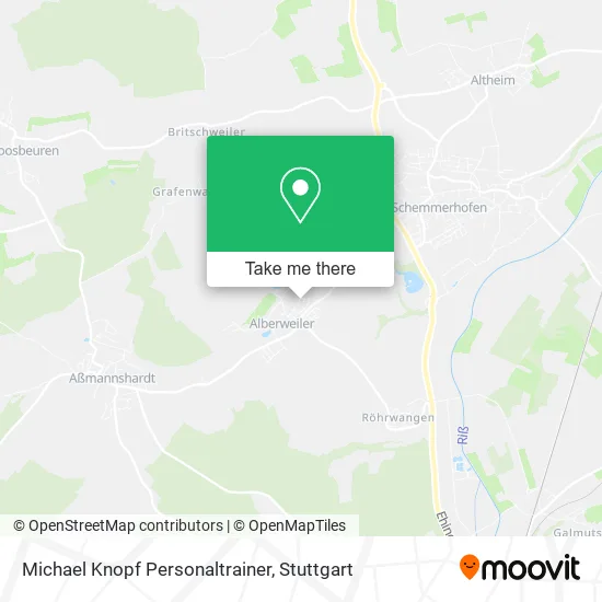 Карта Michael Knopf Personaltrainer