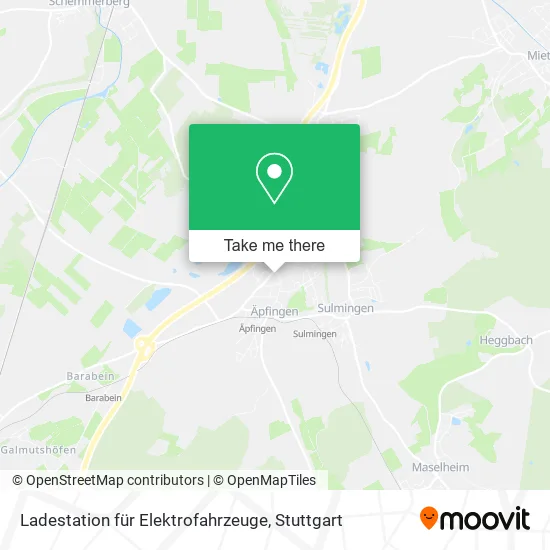 Карта Ladestation für Elektrofahrzeuge