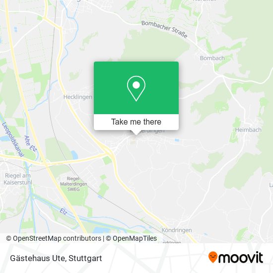 Gästehaus Ute map